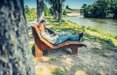 Lamparter-Park - Neckaruferpark Lauffen a.N. | © Touristikgemeinschaft HeilbronnerLand