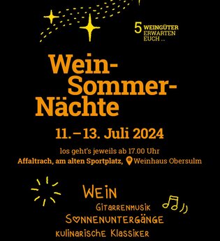 Wein-Sommer-Nächte | © Obersulmer Weingüter