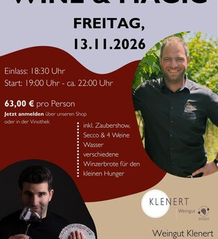 Wein und Magic im Weingut Klenert