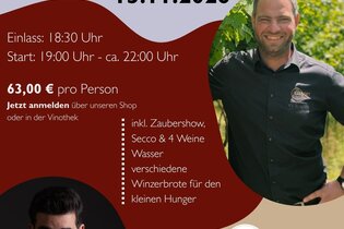 Wein und Magic im Weingut Klenert