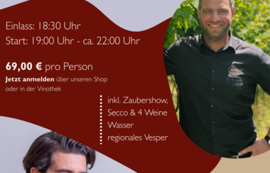 Wein und Magic im Weingut Klenert