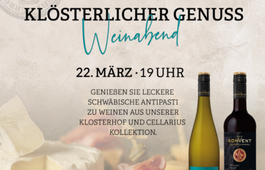Weinabend im Weinkonvent - Käse & Wein | © Weinkonvent Dürrenzimmern