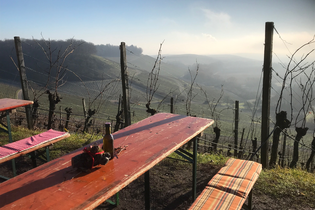 Weinausschank in den Weinbergen am Zweifelberg | Weingärtner Stromberg-Zabergäu | Brackenheim | HeilbronnerLand | © Weingärtner Stromberg-Zabergäu
