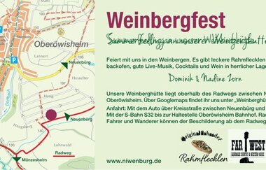 Weinbergfest - Summerfeeling an unserer Weinberghütte