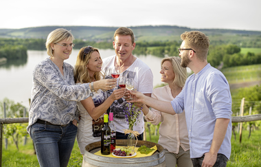 Weinprobe am Wengertshäusle Breitenauer See | Löwenstein im  HeilbronnerLand | © Touristikgemeinschaft HeilbronnerLand e.V.
