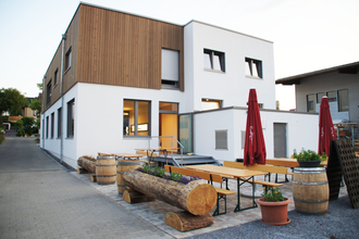 Weingasthaus Burgblick | Besenwirtschaft | Weinsberg | Burgruine Weibertreu | © Tourismus im Weinsberger Tal e.V.