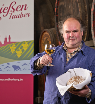 Herr Thürauf vom Weingut Glocke in Rothenburg | © Rothenburg Tourismus Service