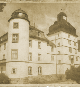 Schloss Pfedelbach - historisch | © Hohenloher Perlen