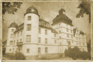 Schloss Pfedelbach - historisch | © Hohenloher Perlen