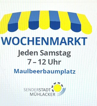Wochenmarkt auf dem Maulbeerbaumplatz