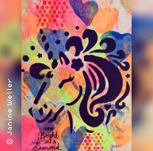 Workshop Schablonentechnik 30x40cm | © links im Bild