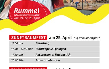 Plakat Frühlingsfest 2026 | © Stadt Eppingen