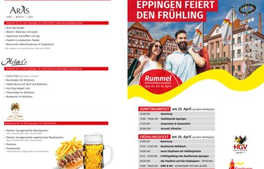 Programm_Frühlingsfest_2026_OK-1 | © Stadt Eppingen