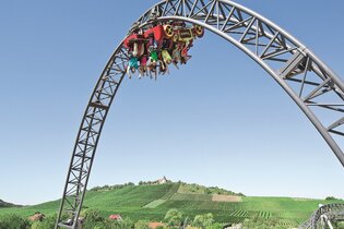 Achterbahn Karacho | Erlebnispark Tripsdrill | © Tripsdrill