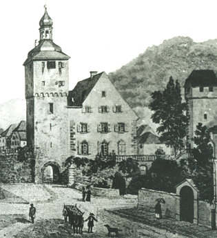 Alt-Eberbach um 1900 - Rundgang außerhalb der Altstadt | © Stadt Eberbach