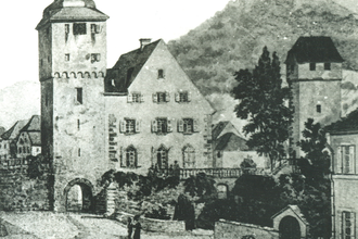 Alt-Eberbach um 1900 - Rundgang außerhalb der Altstadt | © Stadt Eberbach