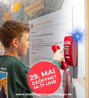 BLAULICHT- Kindermitmachausstellung | © Stadtmuseum Neckarsulm