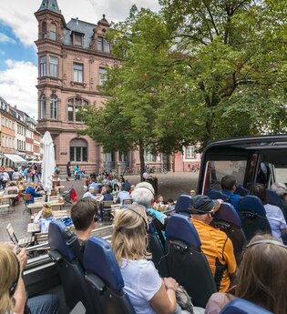 Cabriobus Sightseeing Tour | © Heidelberg Marketing