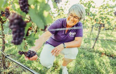 WeinErlebnisFührerin Heidi Brose-Schilling | HeilbronnerLand | © Touristikgemeinschaft HeilbronnerLand