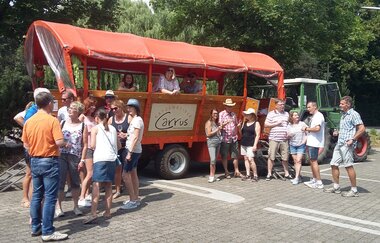 Die Fünf-Sinne-Tour | © Katzenbeißer Carrus | Planwagen- und Weinbergrundfahrt | Lauffen am Neckar
