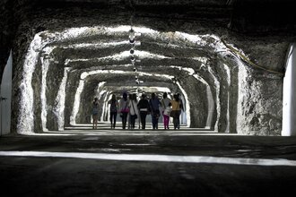 Besucher im Salzbergwerk Bad Friedrichshall | HeilbronnerLand | © Stadt Bad Friedrichshall