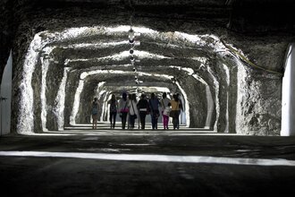 Besucher im Salzbergwerk Bad Friedrichshall | HeilbronnerLand | © Stadt Bad Friedrichshall