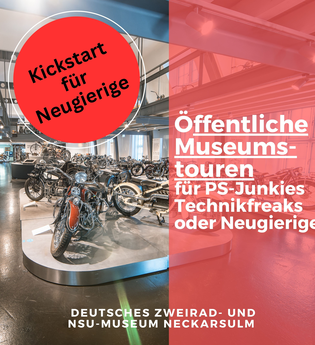 Führungen im Deutschen Motorradmuseum Neckarsulm | © Deutsches Motorradmuseum