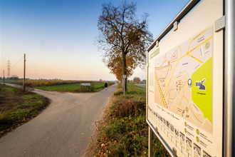 Entlang des Spargellehrpfads | © Stadt Schwetzingen