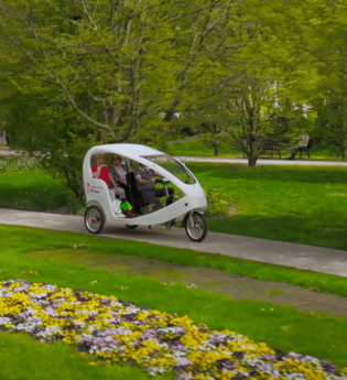 Öhringer E-Rikscha für Senioren 60+. | © Stadt Öhringen