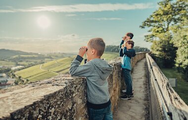 Führung auf der Burgruine Weibertreu Weinsberg | © Tourismus im Weinsberger Tal e.V.