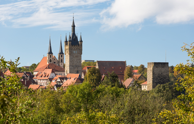 Blick auf die Kaiserpfalz Bad Wimpfen | HeilbronnerLand | © Stadt Bad Wimpfen