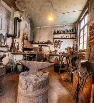 Werkstatt mit Werkzeug | © Stadt Öhringen