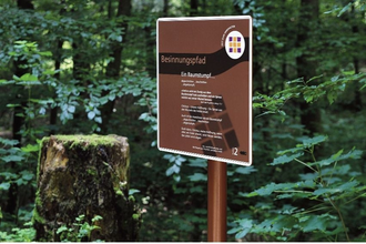 Beschilderung des Bessinungspfads I Bad Rappenau I HeilbronnerLand | © Stadt Bad Rappenau