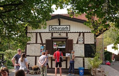 Am alten Bahnhöfle im Schozachtal, für eine Pause gut geeignet