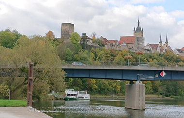 Bad Wimpfen im Tal, Ausblick auf die Altstadt-Silhouette