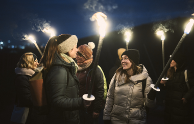 Fackel-Weinwanderung - winterliche Weinerlebnistouren HeilbronnerLand | © Tourimia Tourismus GmbH