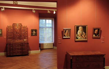 Blick in die Gemäldegalerie | Siebenbürgisches Museum im Schloss Horneck | Gundelsheim | © Siebenbürgisches Museum Gundelsheim e.V.