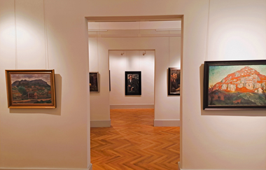 Blick in die Gemäldegalerie | Siebenbürgisches Museum im Schloss Horneck | Gundelsheim | © Siebenbürgisches Museum Gundelsheim e.V.