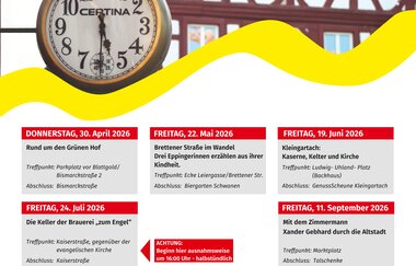 Halbe nach Fünf - Plakat 2026 | © Stadt Eppingen