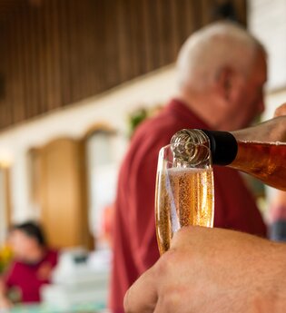 Sektglas | Weingut Blatt Brackenheim | HeilbronnerLand | © Weingut Matthias Blatt