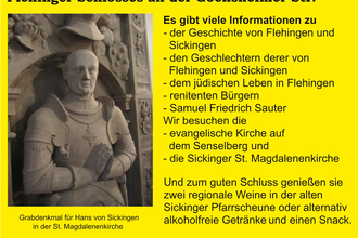 Historischer Abendspaziergang Flehingen-Sickingen | © Fünf Schneeballen