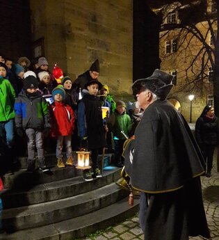 Kindernachtwächterführung in Öhringen | © Stadt Öhringen