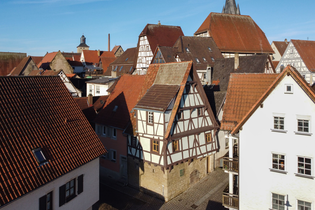 Luftbild der Steingasse 4, Frankeburg, Stadt Eppingen | © Große Kreisstadt Eppingen