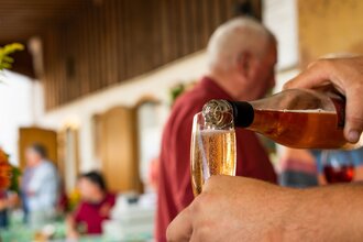 Sektglas | Weingut Blatt Brackenheim | HeilbronnerLand | © Weingut Matthias Blatt