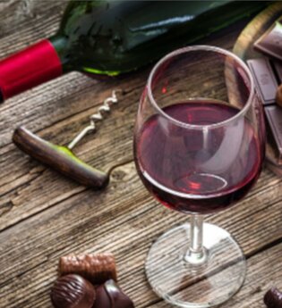 Schokolade und Wein - Weinerlebnis