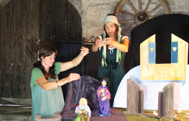 Märchenpuppenspiel | Märchenerzählerinnen | HeilbronnerLand | © Balsam Märchen-Team