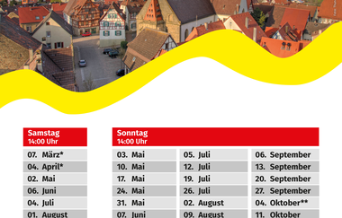 Öffentliche Stadtführungen in Eppingen  -  Termine 2026 | © Stadt Eppingen