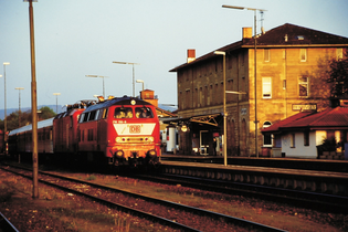 Bahn im Öhringer Hauptbahnhof | © Stadt Öhringen