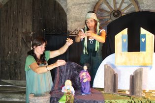 Märchenpuppenspiel | Märchenerzählerinnen | HeilbronnerLand | © Balsam Märchen-Team