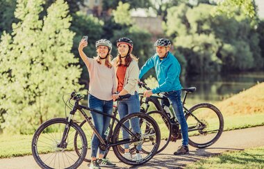 Begleitung von Radgruppen durch einen zertifizierten Bike-Guide | © Touristikgemeinschaft HeilbronnerLand